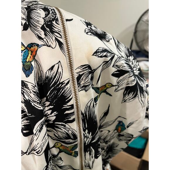 cb Dress Hummingbird Fit And Flare Size 8 - Picture 5 of 5